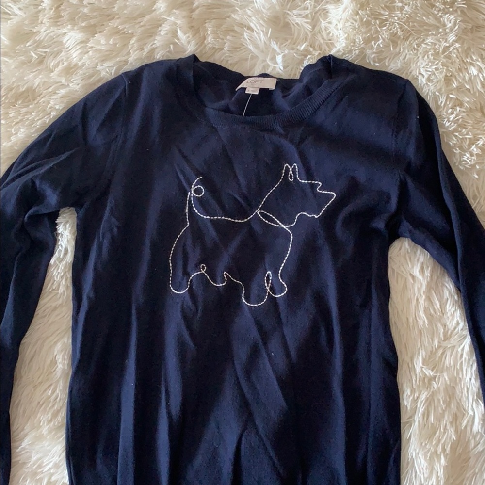 Loft outlet dog sweater size small